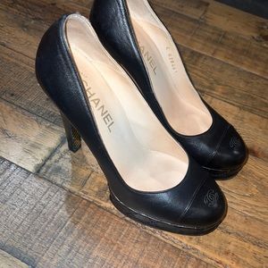 Auth Chanel heels. Great condition